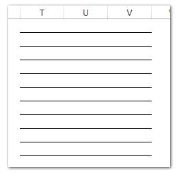 Hướng dẫn tạo đường viền ngang trong Excel